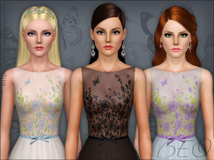 Dress 025 for The Sims 3 by BEO (2)